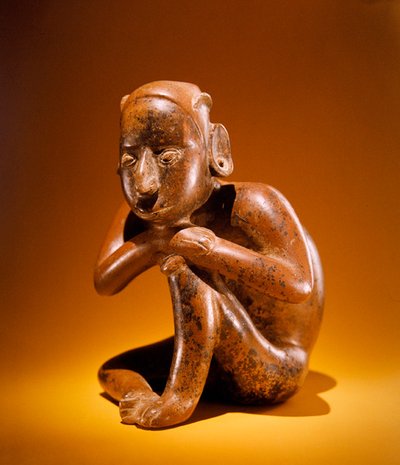 Seated figure, Colima Culture by Pre Columbian Pre Columbian